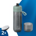 Butelka filtrująca Brita Active + 5 filtrów MicroDisc (pastelowa zieleń)