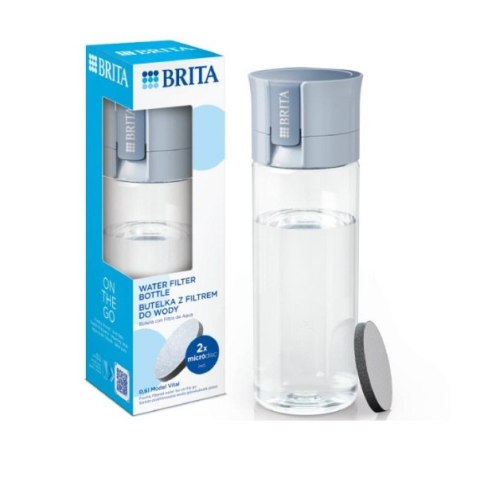 Butelka filtrująca Brita Vital + 5 filtrów MicroDisc (pastelowy błękit)