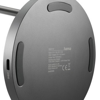Hama Ładowarka indukcyjna fast charge 15w czarna