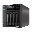 NAS Asustor AS6704T; Tower; 4x (3.5" SATA HDD/ 2.5" SSD); Intel Celeron N5105; 4GB DDR4 SODIMM (max. 16GB), 2x 2.5GbE, 4x M.2 22