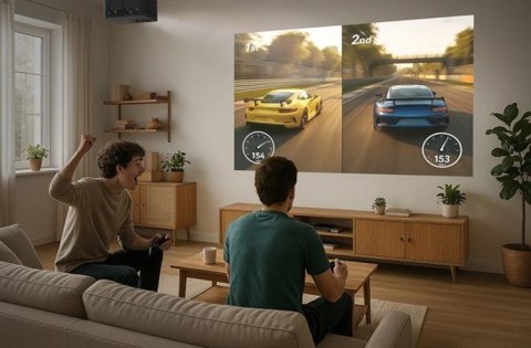 Optoma Projektor PK32 1100 lm LED/ 4K UHD/ HDR/ 30 000 h/ ToF auto-focus & keystone/ 4,6 ms/ głośniki 2×5 W