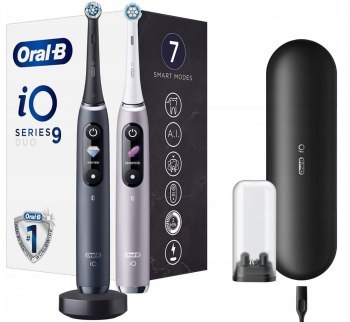 Szczoteczki - Oral-B iO Series 9 Duo Black Rose