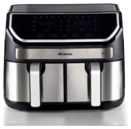 Frytkownice - Ariete 4625/00 Air Fryer Dual czarno-srebrny