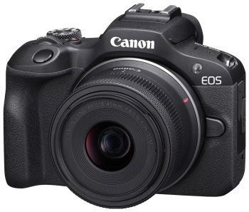 Aparat fotograficzny - Canon EOS R100 + obiektyw RF-S 18-45mm IS STM + obiektyw RF-S 55-210mm IS STM