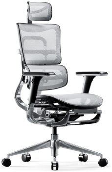 Fotel - Diablo V-Master Czarno-Biały