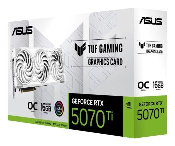 Karta graficzna - ASUS GeForce RTX 5070 Ti TUF GAMING WHITE OC 16GB DLSS 4