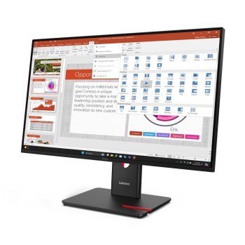 Lenovo ThinkVision T27-40 27 IPS FHD AG 4ms 300nits 120Hz HDMI DP USB Webcam Eclipse Black