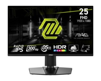 MSI MAG 255PXF - 24.5'' | Rapid IPS | Full HD | 0.5ms | 300Hz