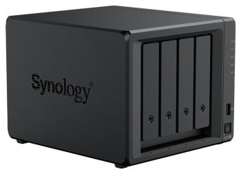 Synology DS925+ | 4-zatokowy serwer NAS, AMD Ryzen, 4GB RAM, 2x 2.5GbE RJ-45, 2x M.2 NVMe, Tower