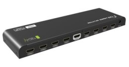 Techly 104851 Rozdzielacz Splitter HDMI 2.0 1x8 4K 60Hz HDR EDID