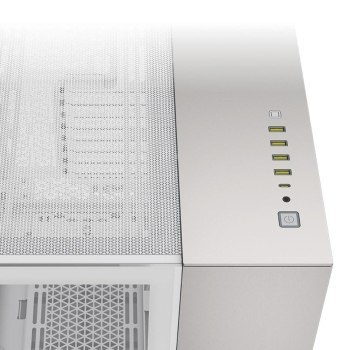 Corsair 6500X Tempered Glass Mid-Tower White/Gray