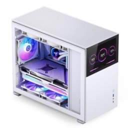 Jonsbo D31 Screen obudowa Micro-ATX, Tempered Glass - biały