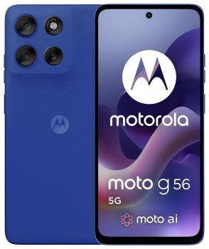 Smartfon Motorola moto g56 5G PB7Y0032PL Dimensity 7060 6,72'' 120Hz 8GB 256GB 5G DS And15 niebieski