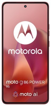 Smartfon Motorola moto g86 Power 5G PB8X0035PL Dimensity 7300 6,67'' 120Hz 12GB 256GB 5G DS And15 czerwony