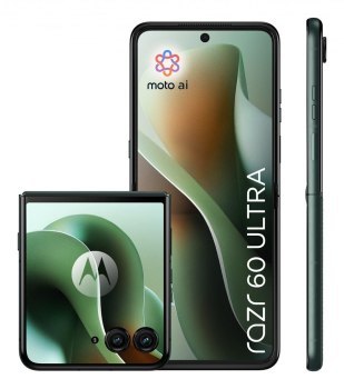 Smartfon Motorola razr 60 Ultra PB8R0006PL Snapdragon 8 Elite 7" 165Hz 16GB 512GB 5G DS And15 ciemnozielony