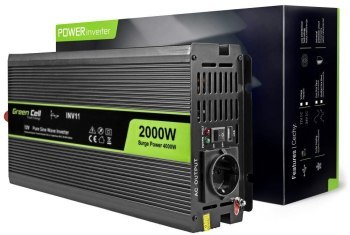 Green Cell 12V na 230V Czysta sinusoida 2000W