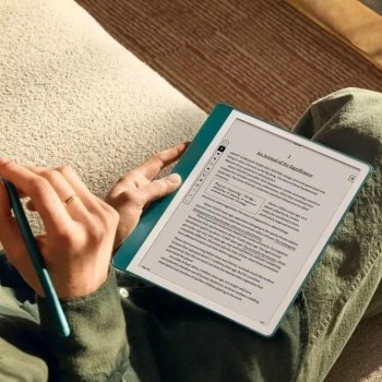 Ebook New Kindle Scribe - 2024 release 10.2" glare-free 64GB Wi-Fi (Without Lockscreen Ads) with Premium Pen Jade