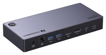 Replikator - Ugreen 13w1 Revodok Max 313 TB 4 | 2x USB 3.0 | USB 3.2 | USB-C 3.2 | HDMI 2.1 | DisplayPort 1.4 | SD/microSD | RJ4