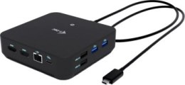 Replikator - i-tec USB-C DP Dual HDMI 2xHDMI 4K 60Hz 1x USB-C (10Gbps) 5x USB-A (3x5Gbps) Power Delivery 100W LAN Audio + uniwer