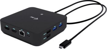 Replikator - i-tec USB-C DP Dual HDMI 2xHDMI 4K 60Hz 1x USB-C (10Gbps) 5x USB-A (3x5Gbps) Power Delivery 100W LAN Audio