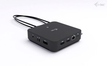 Replikator - i-tec USB-C DP Dual HDMI 2xHDMI 4K 60Hz 1x USB-C (10Gbps) 5x USB-A (3x5Gbps) Power Delivery 100W LAN Audio