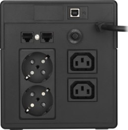 POWER WALKER UPS LINE-IN VI 1000 LCD 1000VA 2X SCHUKO+2X IEC C13 RJ11/45 USB LCD