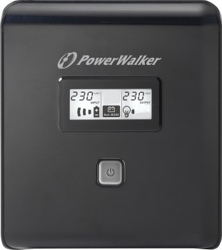POWER WALKER UPS LINE-IN VI 1000 LCD 1000VA 2X SCHUKO+2X IEC C13 RJ11/45 USB LCD
