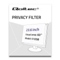 Qoltec 51058 filtr do ekranu 59,9 cm (23.6") Monitor