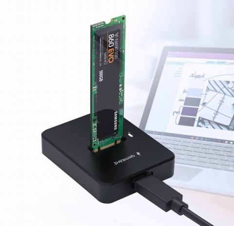 Stacja dokująca do dysków GEMBIRD SSD ACC DOCK STATION USB-C M.2 DD-U3M2