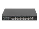 Lanberg switch 24x 100Mb PoE+/2x Combo niezarządzalny rack 19'' 360W