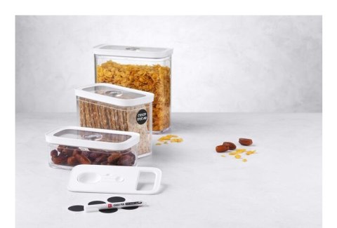 ZWILLING 1026082 Prostokątny Pojemnik 5,4 l Przezroczysty, Biały 5 szt.