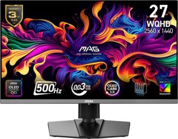 MSI MAG 272QP QD-OLED X50 - 500Hz | QHD | QD-OLED | 26.5''