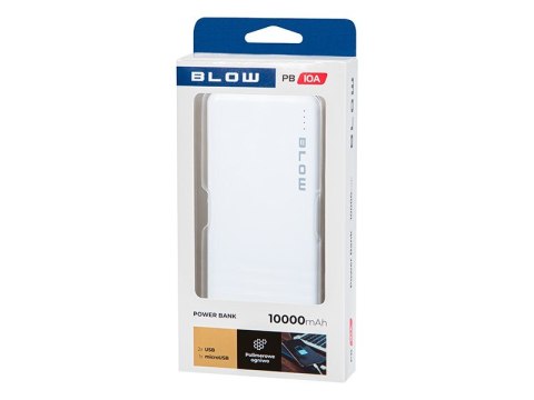 BLOW POWER BANK 10000MAH BIAŁY PB10A