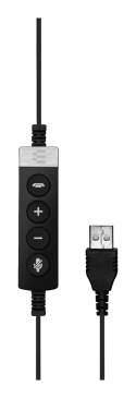 EPOS IMPACT SC 230 USB MS II Zestaw słuchawkowy Przewodowa Opaska na głowę Biuro/centrum telefoniczne USB Typu-A Czarny