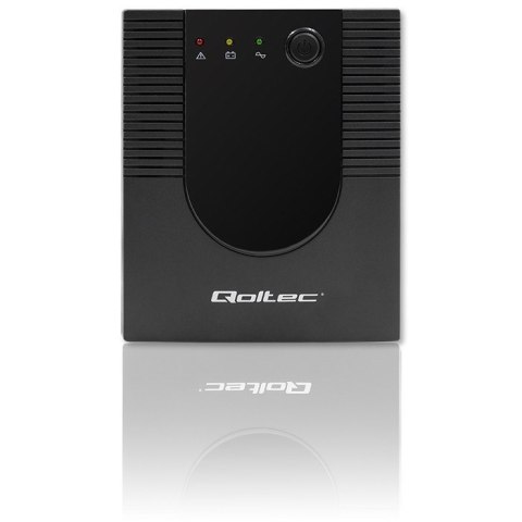 Qoltec 53777 zasilacz UPS Technologia line-interactive 2 kVA 1200 W 4 x gniazdo sieciowe