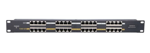 Extralink PoE Injector 16 Portowy 16x 100Mb/s RJ45, Obudowa Rack