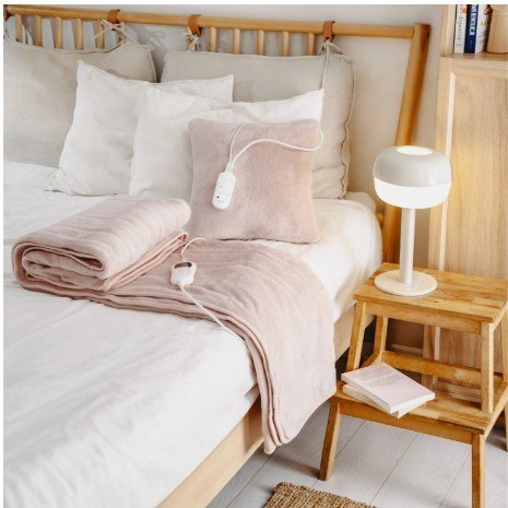 Adler Super miękki koc elektryczny nakładany z pilotem AD 7443