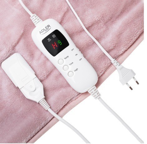 Adler Super miękki koc elektryczny nakładany z pilotem AD 7443