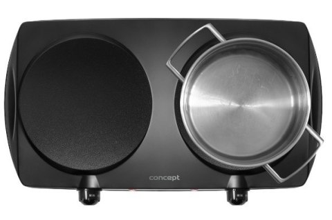 Concept Kuchenka elektryczna dwupalnikowa czarna VE3060