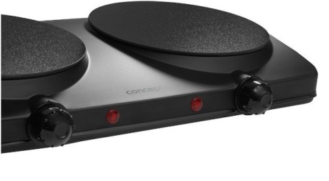 Concept Kuchenka elektryczna dwupalnikowa czarna VE3060