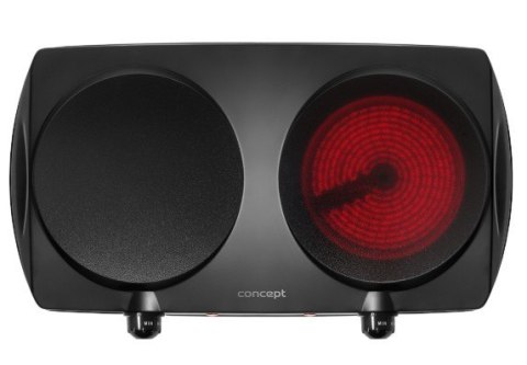 Concept Kuchenka elektryczna dwupalnikowa czarna VE3060