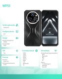 OUKITEL Smartfon WP55 5G 12/256 GB IP69K czarny