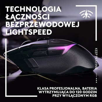 Logitech G502 X Plus Czarna