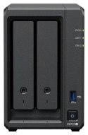 Synology DS725+ | 2-zatokowy serwer NAS, AMD Ryzen, 4GB RAM, 2.5GbE i 1GbE RJ-45, 2x M.2 NVMe, Tower