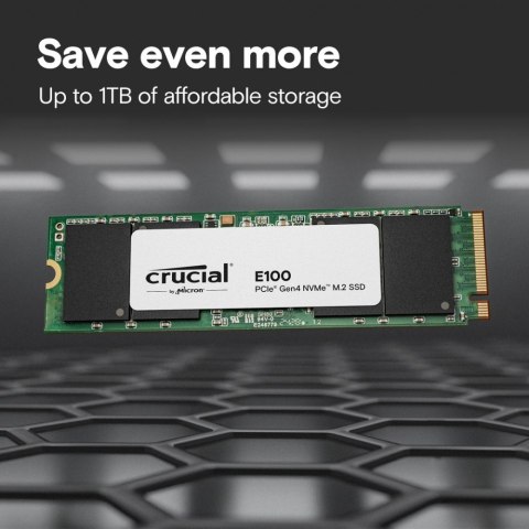 Crucial Dysk SSD E100 1TB M.2 NVMe 2280 PCIe 4.0 5000/4500 MB/s