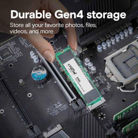 Crucial Dysk SSD E100 1TB M.2 NVMe 2280 PCIe 4.0 5000/4500 MB/s