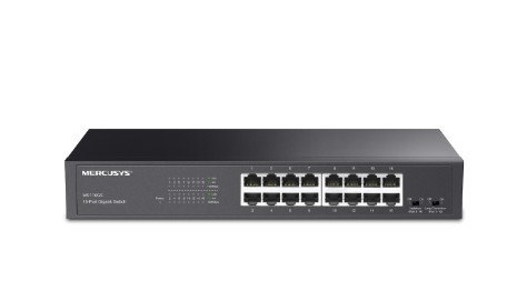 TP-LINK Przełącznik Mercusys 16-Port Gigabit Desktop/Rackmount Switch PORT: 16× Gigabit RJ45 Ports MS116GS