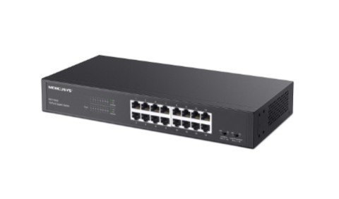 TP-LINK Przełącznik Mercusys 16-Port Gigabit Desktop/Rackmount Switch PORT: 16× Gigabit RJ45 Ports MS116GS