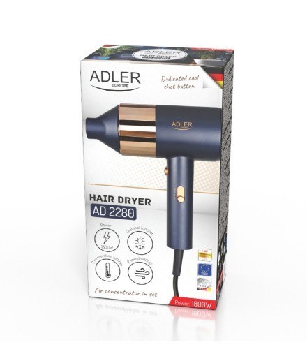 Adler Suszarka do włosów 1800 W AD 2280