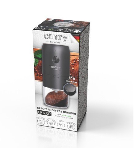 Camry Młynek do kawy bezprzewodowy USB CR 4302